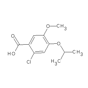 SBB023604 2-chloro-5-methoxy-4-(methylethoxy)benzoic acid