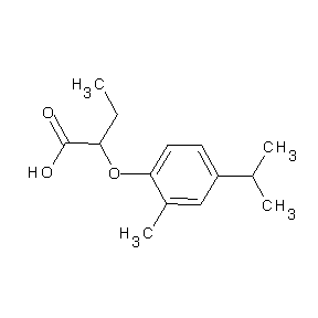 SBB023667 2-[2-methyl-4-(methylethyl)phenoxy]butanoic acid