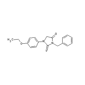 SBB023880 1-(4-ethoxyphenyl)-3-benzyl-2-thioxo-1,3-diazolidin-4-one
