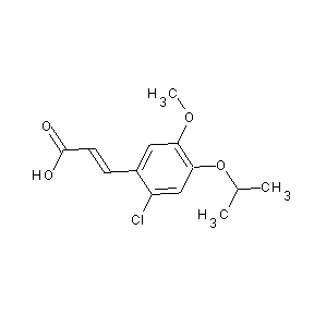 SBB023902 (2E)-3-[2-chloro-5-methoxy-4-(methylethoxy)phenyl]prop-2-enoic acid