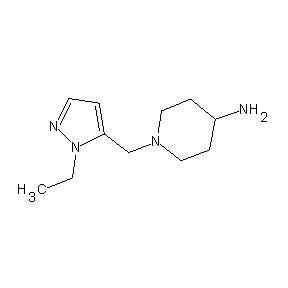 SBB026277 1-[(1-ethylpyrazol-5-yl)methyl]-4-piperidylamine