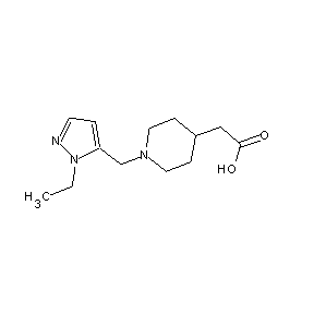 SBB026284 2-{1-[(1-ethylpyrazol-5-yl)methyl]-4-piperidyl}acetic acid