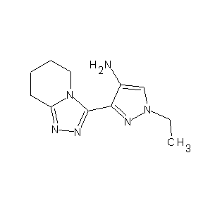 SBB026414 1-ethyl-3-(1,2,4-triazolo[4,5-a]piperidin-3-yl)pyrazole-4-ylamine