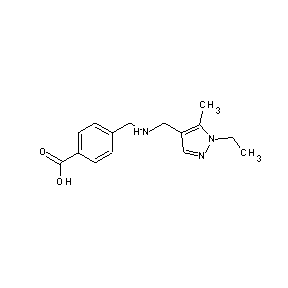SBB026465 4-({[(1-ethyl-5-methylpyrazol-4-yl)methyl]amino}methyl)benzoic acid