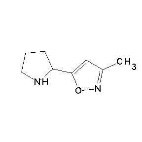 SBB026478 3-methyl-5-pyrrolidin-2-ylisoxazole