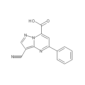 SBB026526 3-cyano-5-phenyl-8-hydropyrazolo[1,5-a]pyrimidine-7-carboxylic acid