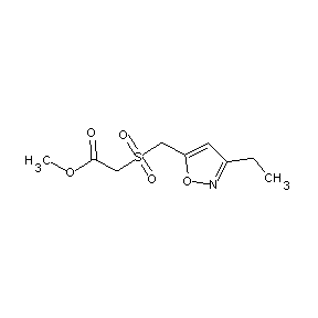 SBB026949 methyl 2-{[(3-ethylisoxazol-5-yl)methyl]sulfonyl}acetate