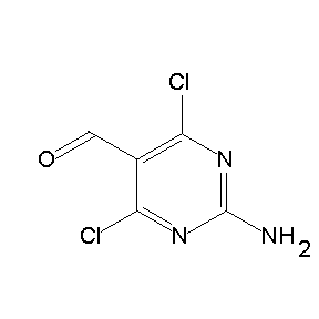 SBB028397 2-amino-4,6-dichloropyrimidine-5-carbaldehyde