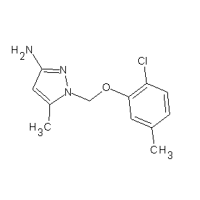 SBB030663 1-[(2-chloro-5-methylphenoxy)methyl]-5-methylpyrazole-3-ylamine