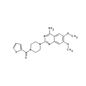 SBB032268 4-(4-amino-6,7-dimethoxyquinazolin-2-yl)piperazinyl 2-furyl ketone