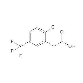 SBB037920 2-[2-chloro-5-(trifluoromethyl)phenyl]acetic acid