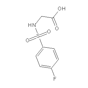 SBB043942 2-{[(4-fluorophenyl)sulfonyl]amino}acetic acid