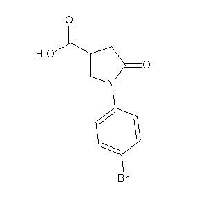 SBB045183 1-(4-bromophenyl)-5-oxopyrrolidine-3-carboxylic acid