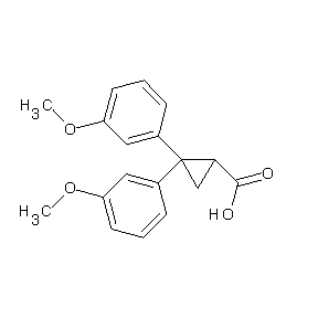 SBB051468 2,2-bis(3-methoxyphenyl)cyclopropanecarboxylic acid