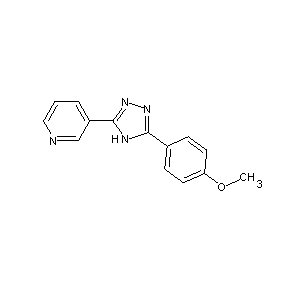 SBB051494 4-methoxy-1-(5-(3-pyridyl)(4H-1,2,4-triazol-3-yl))benzene