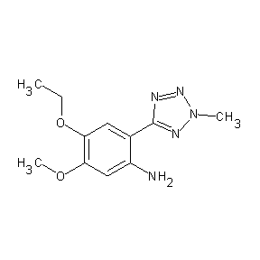 SBB051526 4-ethoxy-5-methoxy-2-(2-methyl(1,2,3,4-tetraazol-5-yl))phenylamine