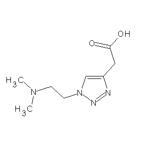 SBB051578 2-{1-[2-(dimethylamino)ethyl]-1,2,3-triazol-4-yl}acetic acid
