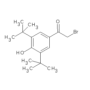 SBB051670 1-[3,5-bis(tert-butyl)-4-hydroxyphenyl]-2-bromoethan-1-one