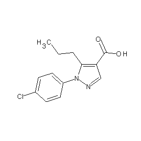 SBB053205 1-(4-chlorophenyl)-5-propylpyrazole-4-carboxylic acid