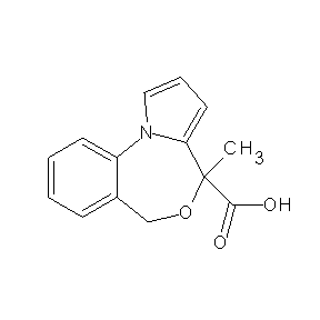 SBB053481 4-methyl-6H-benzo[e]pyrrolo[2,1-c]1,4-oxazaperhydroepine-4-carboxylic acid