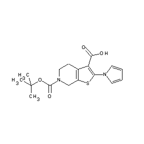 SBB053550 6-[(tert-butyl)oxycarbonyl]-2-pyrrolyl-4,5,6,7-tetrahydrothiopheno[2,3-c]pyrid ine-3-carboxylic acid