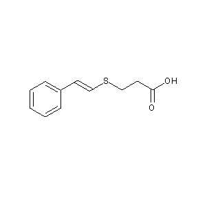 SBB053595 3-((1E)-2-phenylvinylthio)propanoic acid