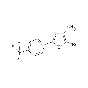 SBB054424 5-bromo-4-methyl-2-[4-(trifluoromethyl)phenyl]-1,3-thiazole