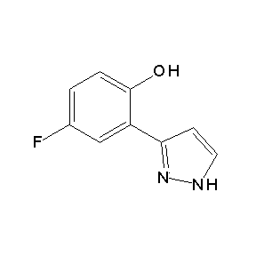 SBB055302 4-fluoro-2-pyrazol-3-ylphenol