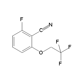 SBB055355 2-fluoro-6-(2,2,2-trifluoroethoxy)benzenecarbonitrile