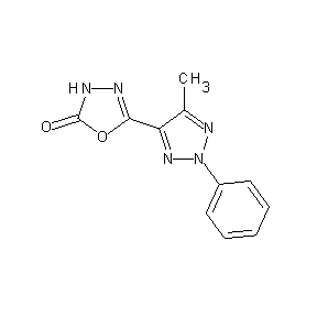 SBB056180 5-(5-methyl-2-phenyl-1,2,3-triazol-4-yl)-1,3,4-oxadiazolin-2-one