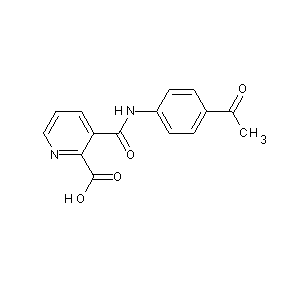 SBB061777 3-[N-(4-acetylphenyl)carbamoyl]pyridine-2-carboxylic acid