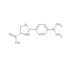 SBB061902 2-[4-(dimethylamino)phenyl]-1,3-thiazolidine-4-carboxylic acid