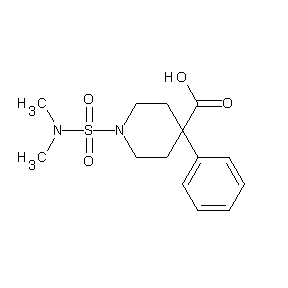 SBB072241 1-[(dimethylamino)sulfonyl]-4-phenylpiperidine-4-carboxylic acid