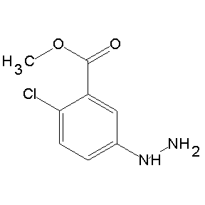 SBB072569 methyl 2-chloro-5-hydrazinobenzoate