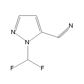 SBB073449 1-(difluoromethyl)pyrazole-5-carbonitrile