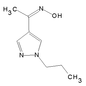 SBB073486 1-(hydroxyimino)-1-(1-propylpyrazol-4-yl)ethane
