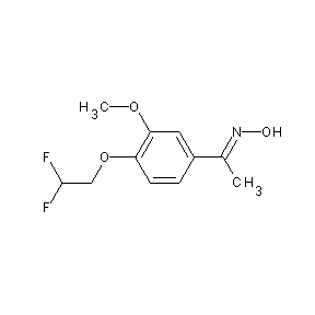 SBB073559 1-[4-(2,2-difluoroethoxy)-3-methoxyphenyl]-1-(hydroxyimino)ethane