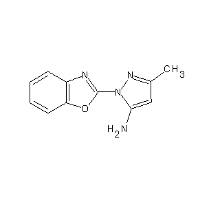 SBB076529 1-benzoxazol-2-yl-3-methylpyrazole-5-ylamine