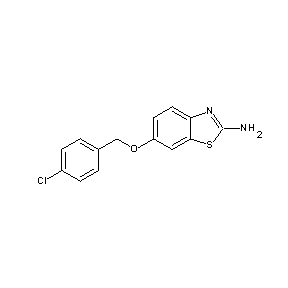 SBB076642 6-[(4-chlorophenyl)methoxy]benzothiazole-2-ylamine