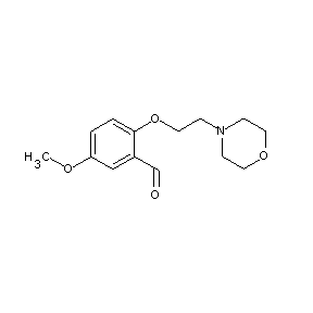 SBB077477 5-methoxy-2-(2-morpholin-4-ylethoxy)benzaldehyde