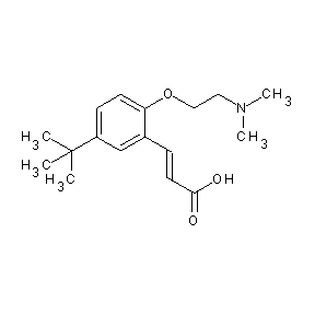 SBB077494 (2E)-3-{2-[2-(dimethylamino)ethoxy]-5-(tert-butyl)phenyl}prop-2-enoic acid