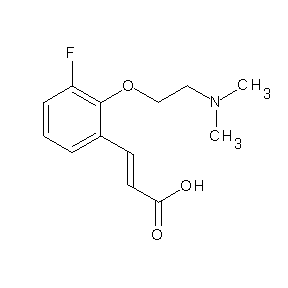 SBB077506 (2E)-3-{2-[2-(dimethylamino)ethoxy]-3-fluorophenyl}prop-2-enoic acid