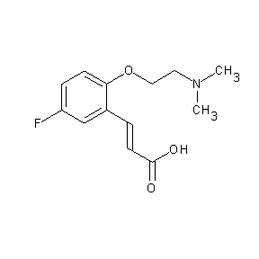 SBB077509 (2E)-3-{2-[2-(dimethylamino)ethoxy]-5-fluorophenyl}prop-2-enoic acid