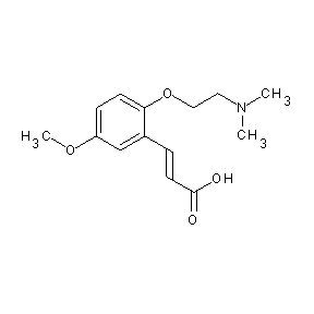 SBB077515 (2E)-3-{2-[2-(dimethylamino)ethoxy]-5-methoxyphenyl}prop-2-enoic acid