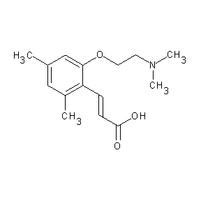 SBB077518 (2E)-3-{2-[2-(dimethylamino)ethoxy]-4,6-dimethylphenyl}prop-2-enoic acid