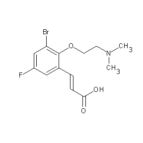 SBB077524 (2E)-3-{2-[2-(dimethylamino)ethoxy]-3-bromo-5-fluorophenyl}prop-2-enoic acid