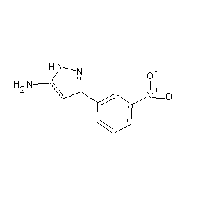 SBB078120 3-(3-nitrophenyl)pyrazole-5-ylamine