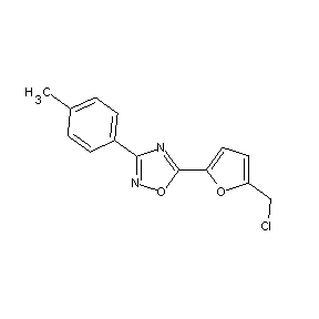 SBB078725 5-[5-(chloromethyl)(2-furyl)]-3-(4-methylphenyl)-1,2,4-oxadiazole