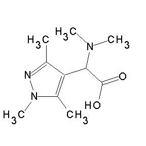 SBB078837 2-(dimethylamino)-2-(1,3,5-trimethylpyrazol-4-yl)acetic acid