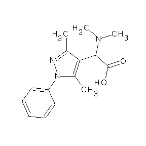 SBB078843 2-(dimethylamino)-2-(3,5-dimethyl-1-phenylpyrazol-4-yl)acetic acid